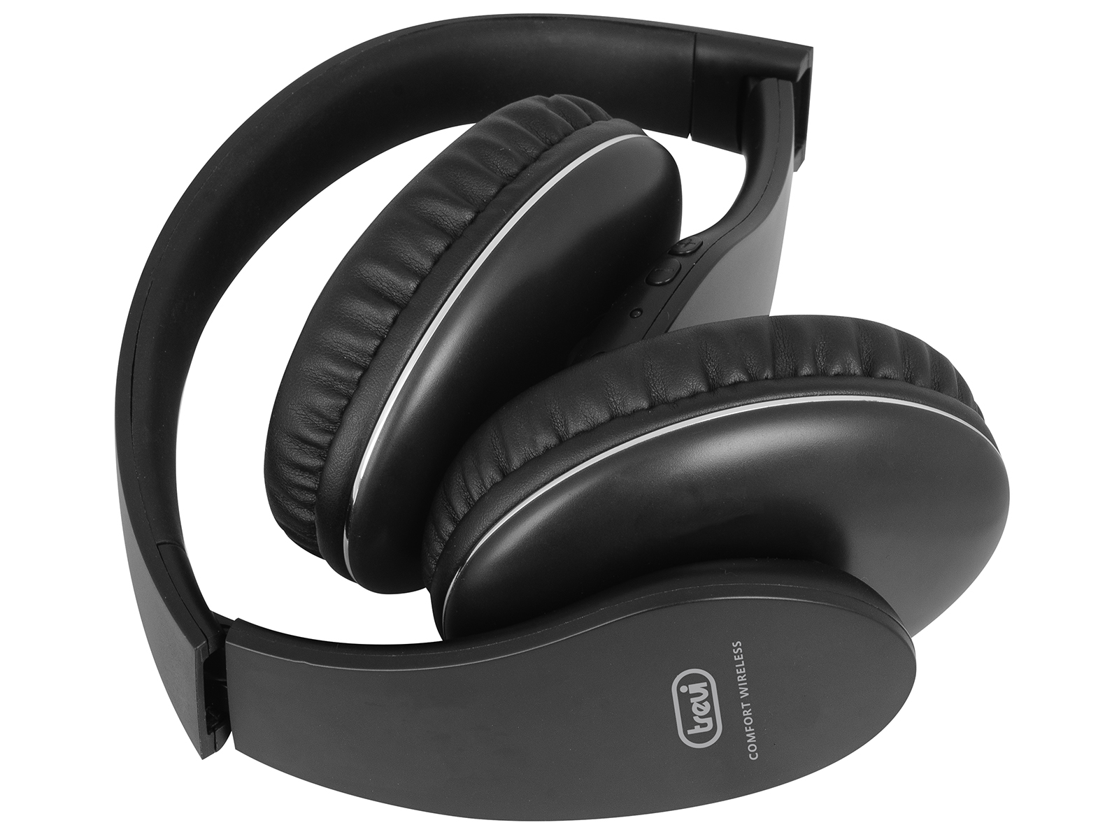 Cuffie Wireless Trevi FRS 1480 R Con Portata 30m, Ingresso Ottico E Batteria Ricaricabile